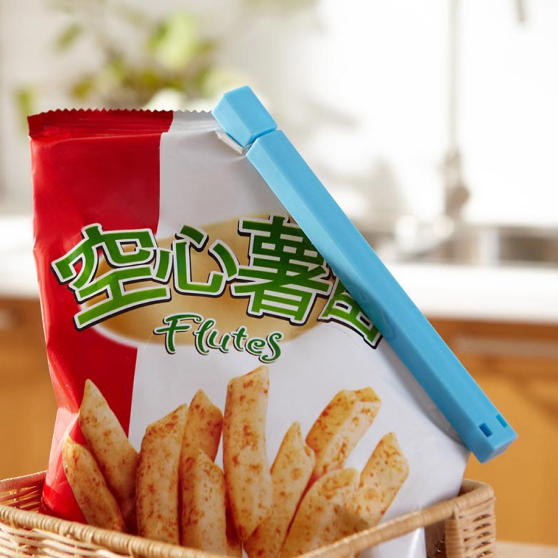 家柏饰(CORATED)杜博尔 炫彩食物封口夹 6只装 保鲜密封夹零食品袋封袋夹子封口器高清大图