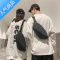 FENGHOU潮牌日系胸包男士ins简约单肩包腰包背包小挎包女帆布学生斜挎包腰包男