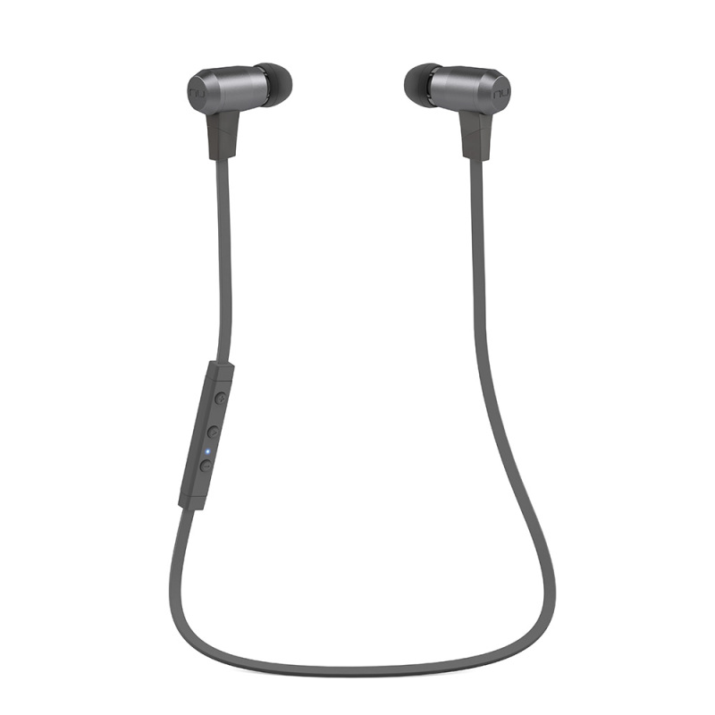 Nuforce be6i入耳式无线运动蓝牙耳机防水降噪耳麦苹果安卓通用 灰色