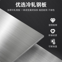 钢制型材床上下铺学生公寓员工宿舍双人铁艺高低床90cm黑色双层