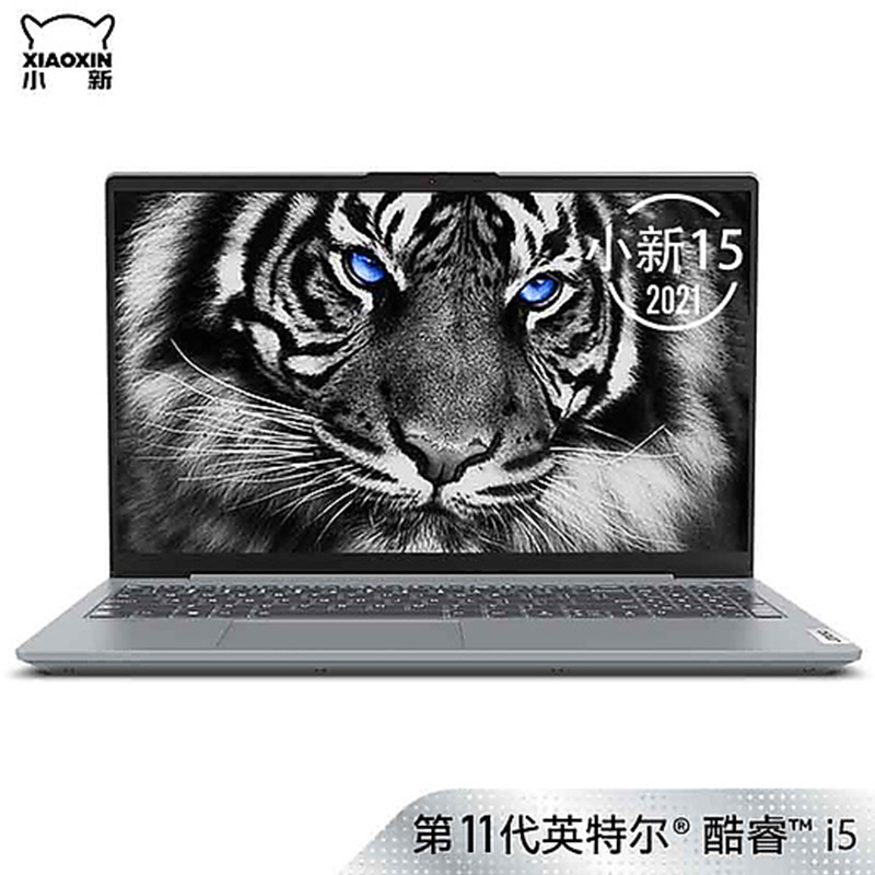 联想(Lenovo)小新15十一代英特尔酷睿i5 15.6英寸笔记本电脑(i5-1155G7 8G 512G MX450-2G独显 w10)银色 官方标配