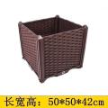 50cm加宽种植箱阳台特厚花盆家用种菜箱楼顶蔬菜种植塑料花盆特大_397