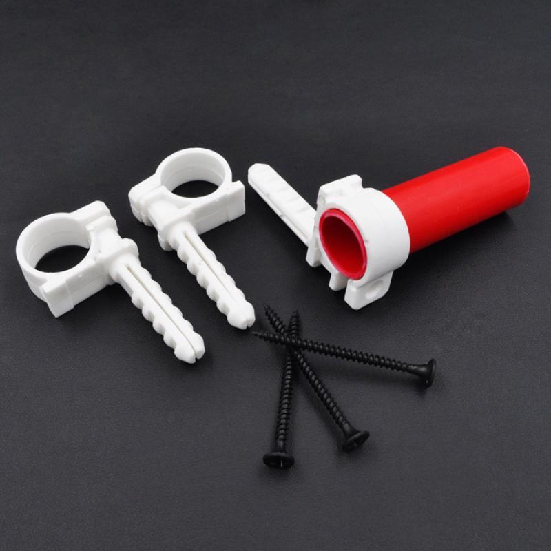 ppr管材配件卡子DN20水管管卡PPR管材PVC塑料U型卡PPR管卡固定器-- 加厚款-膨胀扣卡-25mm-200个装