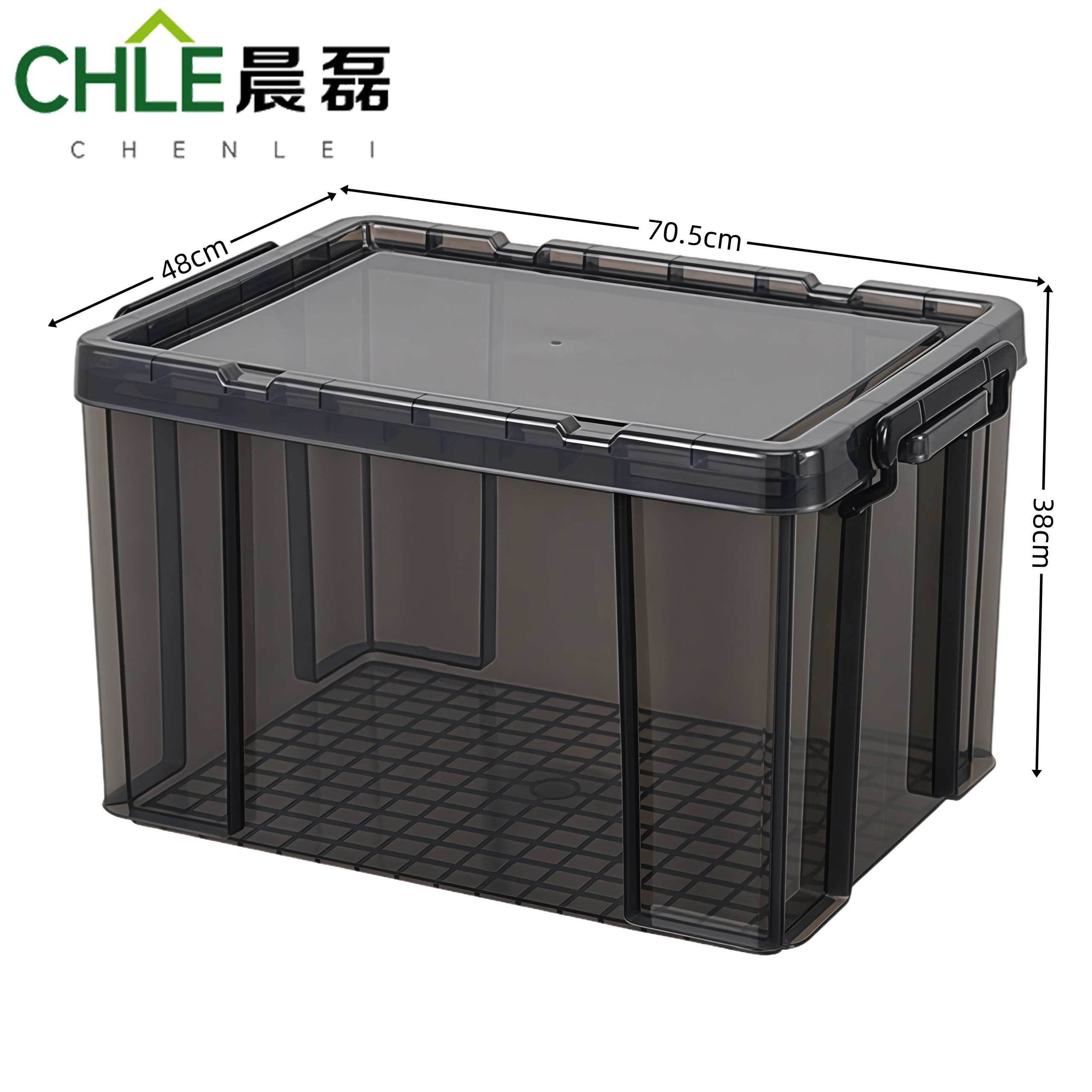 晨磊 整理箱 70L带轮 个高清大图