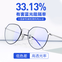 普莱斯(Pulais)眼镜 防蓝光辐射眼镜电脑近视镜镜框架女护眼睛超轻个性近视眼镜男平光防蓝光眼镜 可配度数 5021