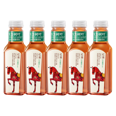 农夫山泉东方树叶红茶无糖饮料500ml*5瓶