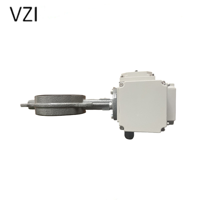 vzi 电动对夹蝶阀 D971X-16 DN80 个高清大图