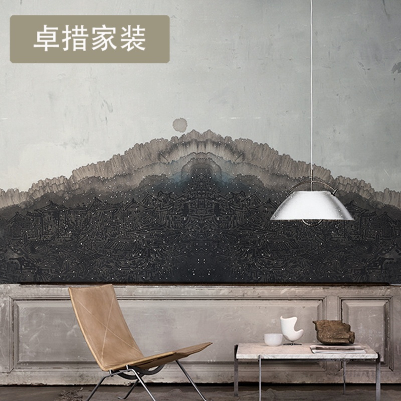 北欧风格壁纸现代简约客厅背景墙个性墙纸无纺布定制无缝墙布壹德壹