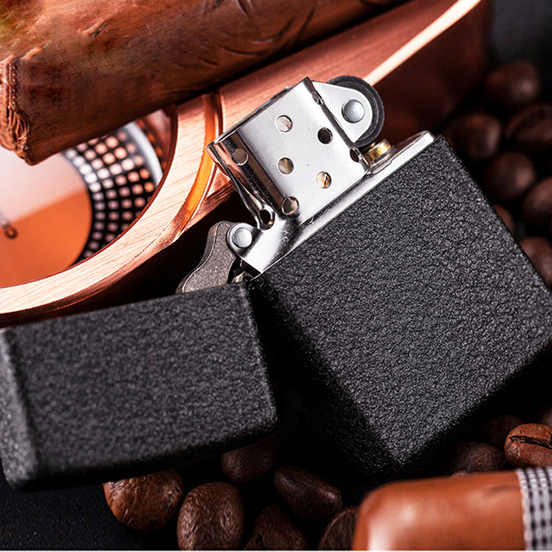 苏宁自营打火机正版黑裂漆236之宝防风正品创意男士节日礼物zippo