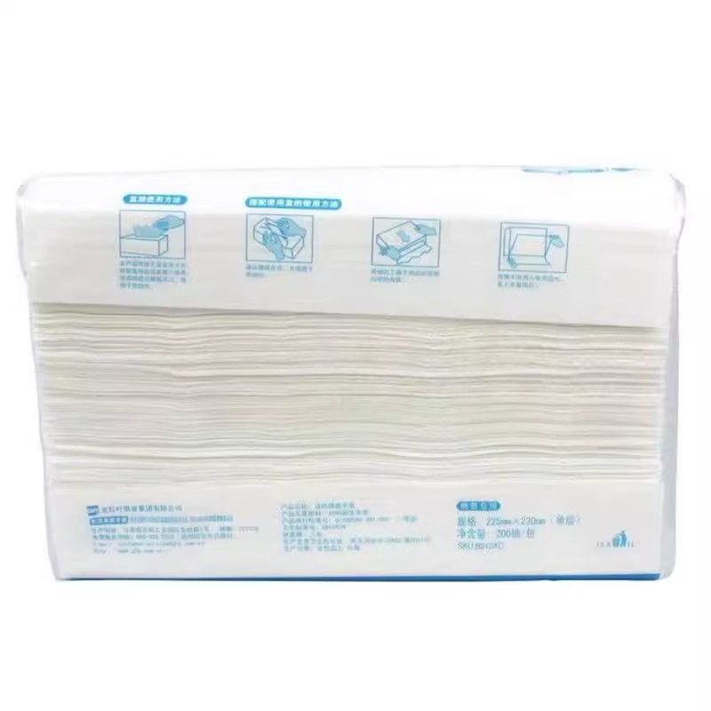 清风 擦手纸商务酒店卫生间商用抽纸巾200抽20包B913AC高清大图