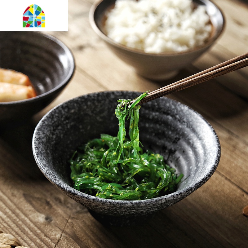 日式餐具碗 家用饭碗陶瓷碗小单个吃饭好看的米饭碗拉面碗 斗笠碗 FENGHOU 4.5英寸[斗笠碗腊月]高清大图
