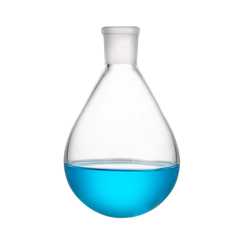 高翊柏 33010088 茄形烧瓶 25ml-19 旋转蒸发仪烧瓶茄型烧瓶 单口烧瓶蒸馏烧瓶