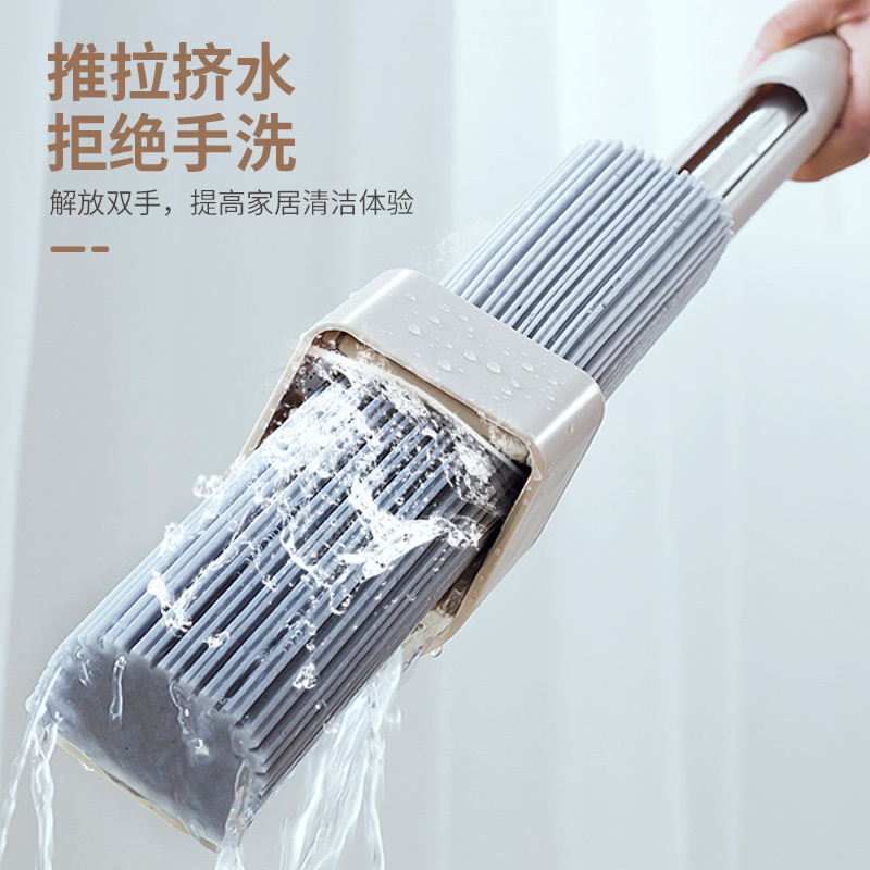 阿斯卡利(ASCARI) 拖把家用一拖净免手洗平板拖把懒人拖地海绵挤水强吸水拖把