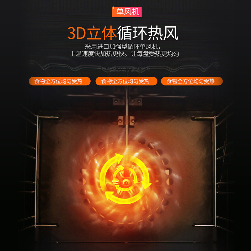 飞天鼠(FTIANSHU) 商用烤箱 EC01D 热风循环烤箱 热风循环炉 烘蛋挞披萨烤箱电烤箱商用 奶茶设备 烤箱商用