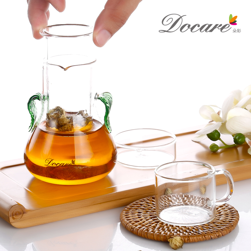 朵彩 docare 耐热玻璃茶具套装组合 DC-5001C