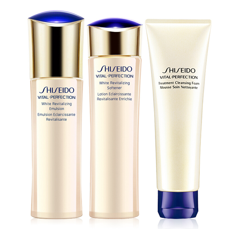 Shiseido/资生堂 悦薇珀翡紧颜亮肤水乳液保湿水乳套装面部护肤套装礼盒 温和滋润洗面奶 洁面+清爽水乳套装