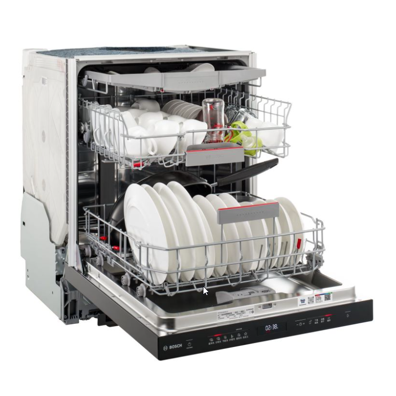博世黑曜石三代洗碗机SJU4HMB66C高清大图