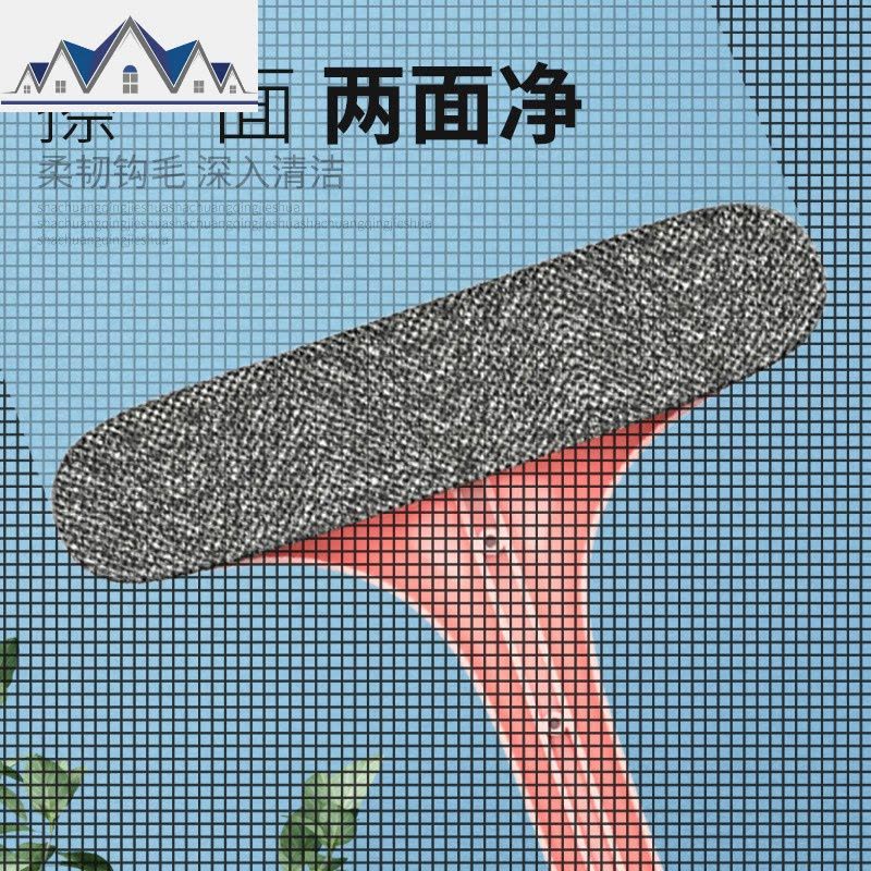 洗纱窗刷免拆洗家用擦玻璃刮擦窗器窗户刷清洁工具擦纱窗清洁刷子 升级版(可伸缩加长版)白色 三维工匠擦玻璃器图片