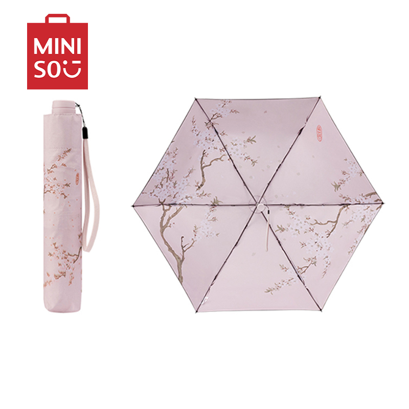 名创优品miniso故宫宫廷百花图卷系列防晒伞