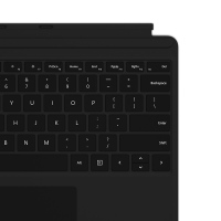 微软 Surface Pro8/ProX键盘盖 典雅黑 磁吸易拆卸 聚氨酯材质 磨砂手感 键盘背光灯+玻璃精准式触控板