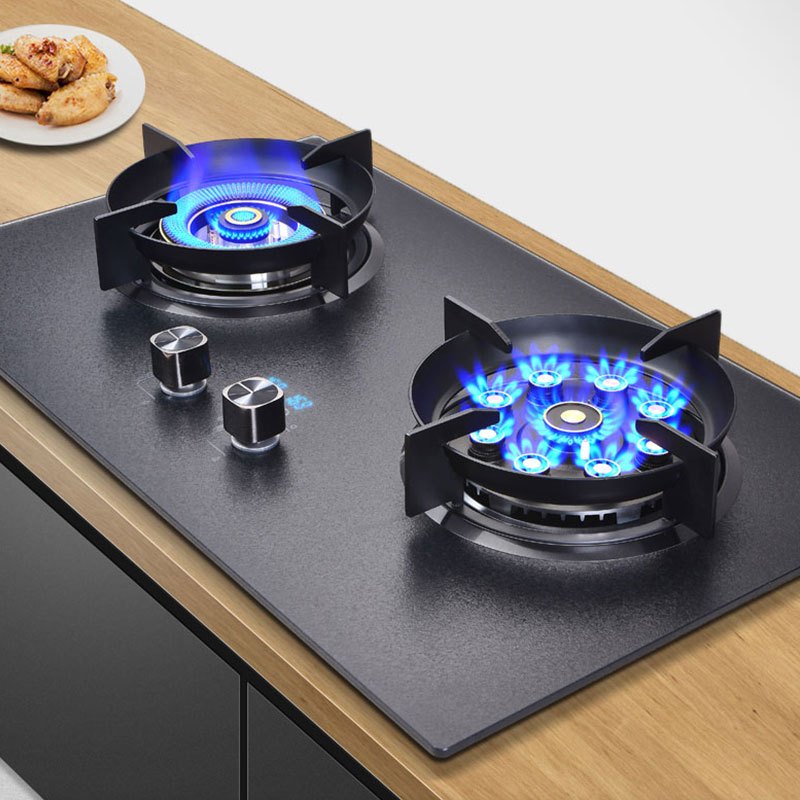 美娇好太太jzy-d3煤气灶双灶家用猛火定时天然气燃气灶台嵌入式液化气