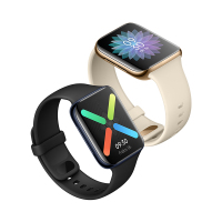 OPPO Watch 46mm 琉金 智能手表 eSIM通信 双曲面柔性屏 21天长续航 运动健康伴侣 VOOC闪充 游泳级防水 曜黑