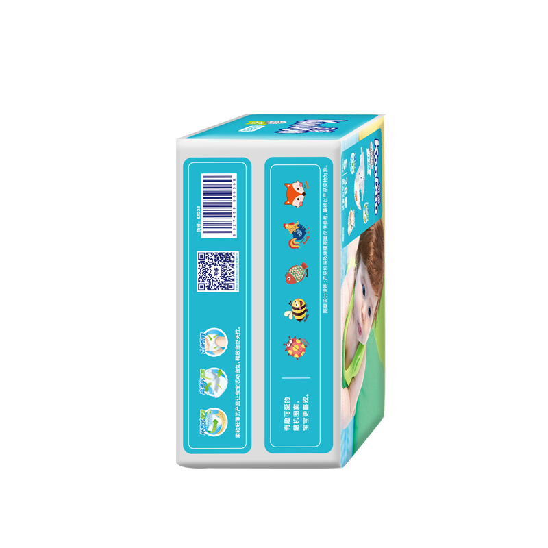 可哆(KooDoo)纸尿裤 银装干爽婴儿尿不湿小号 S码38片[4-8kg]