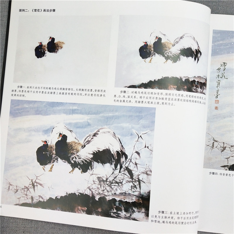 [醉染正版]李多木写意珍禽 中国现代写意 彩墨画册唯美工笔画白描欣赏收藏 专业美术绘画技巧解析步骤入门基础教程高清大图