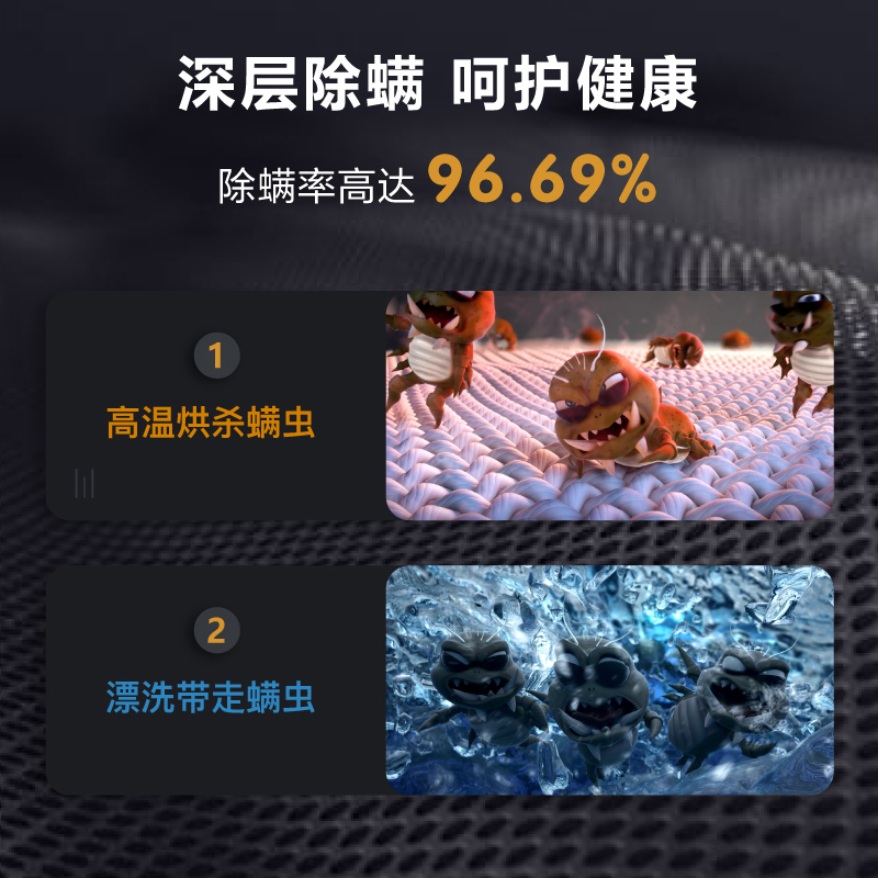 松下(Panasonic)滚筒洗衣机 10kg洗烘一体 光动银双重除菌 双极除螨 羽绒洗 XQG100-LD256