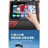 特美声官方旗舰QX15-65户外广场舞带显示屏音响直播高端声卡唱歌k歌大功率点歌唱歌移动ktv拉杆视频