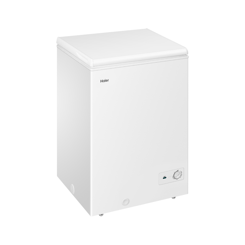 海尔(Haier)100升家用卧式冰柜 冷柜 小冰箱 1级能效