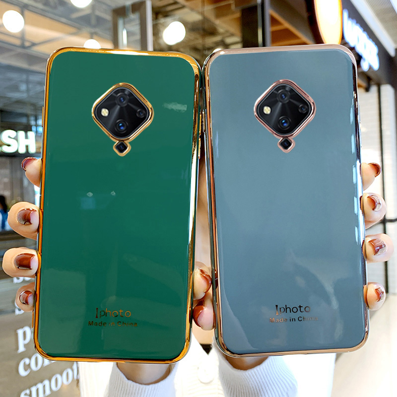 火豹vivoy9s手机壳vivo y9s保护硅胶套网红祖母绿v1945防摔t软viviy软