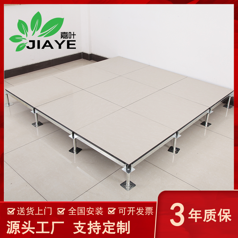嘉叶JY-D480陶瓷面全钢防静电地板E1级高清大图