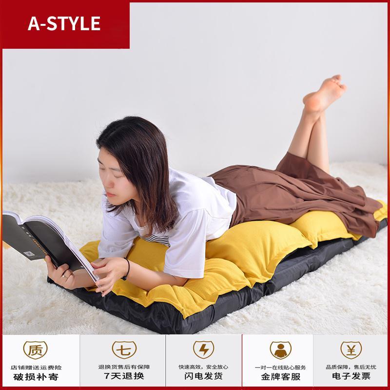 苏宁放心购懒人沙发单人榻榻米飘窗阳台卧室小沙发网红款可折叠床上靠背椅子A-STYLE家具