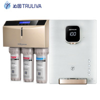 沁园(QINYUAN)净水器家用厨下式直饮厨房过滤器RO-185I+LNW580-5W饮水机套餐大流量净水机