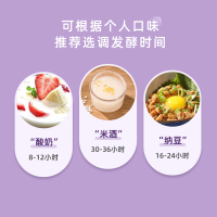 LOTOR浣熊酸奶机家用全自动米酒机智能小型酒酿机自制发酵机迷你分杯 素白色分杯款