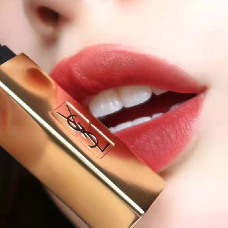 ysl法国yvessaintlaurent圣罗兰小金条口红哑光细管唇膏断货色30枣泥