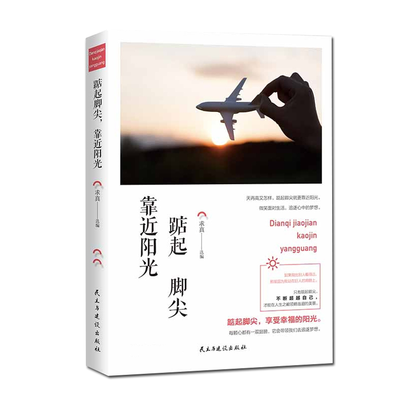 [正版]《踮起脚尖靠近阳光 民主与建设出版社》智慧故事校园文摘人生哲学青春文学美文自我励志 当代文学求真选编 成功心理读高清大图
