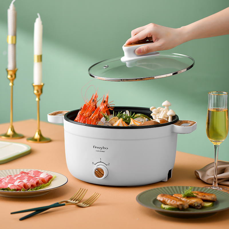 finsybo杜欧多功能大容量电火锅F-EHP4A高清大图