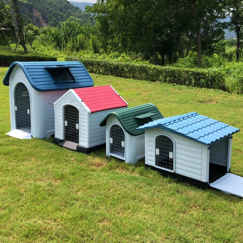 户外狗窝四季通用狗屋防雨保暖宠物猫窝大型犬狗笼室外夏季狗房子图片