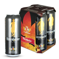 瓦伦丁 黑啤四联包(500ml x 4 听装) 德国进口