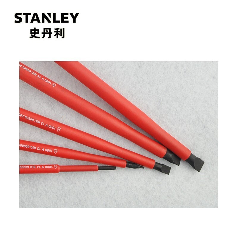 史丹利(STANLEY)65-969-22 (6.5*150mm)绝缘一字螺丝批电工螺丝刀改锥起子拆机维修工具单支