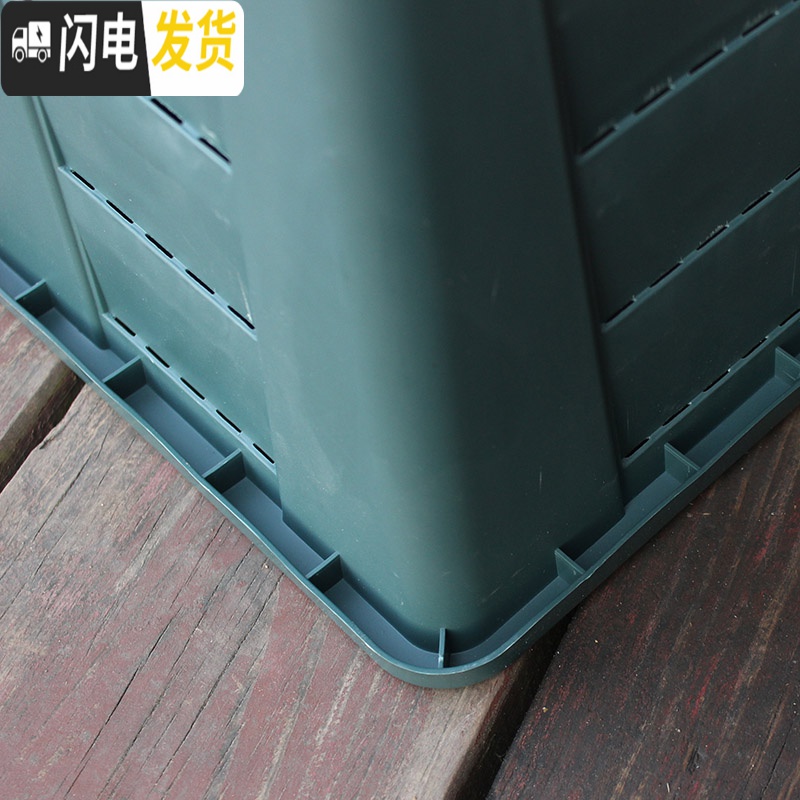 三维工匠升级加厚四方透气青山盆方口控根加仑花盆不烂根月季树脂塑料花盆 [2个装]鼎型控根1号盆(含托) 大花盆容器高清大图