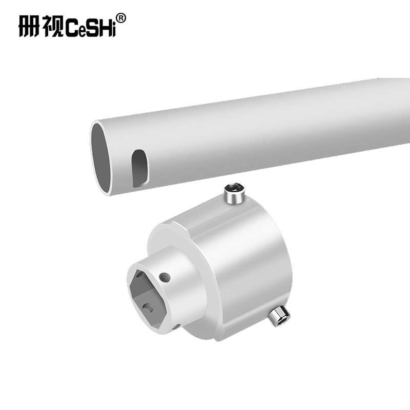 册视安防监控高速球型机铝合金伸缩云台球机吊装支架100-200cm个高清大图