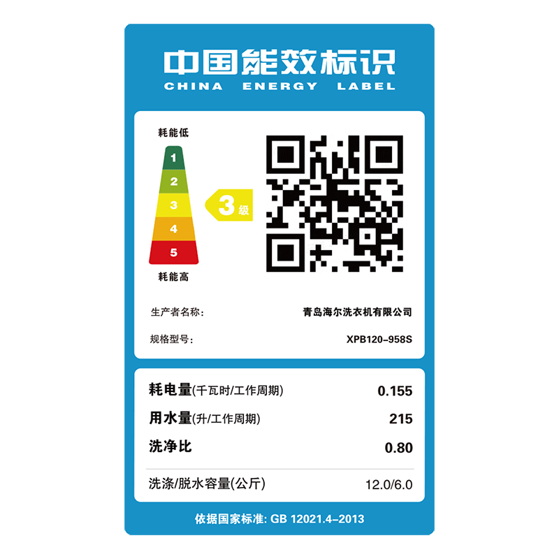 海尔(Haier)双缸洗衣机12公斤超大容量半自动喷淋漂洗脱水平衡双桶出租房老式波轮12kg家用 XPB120-958S高清大图