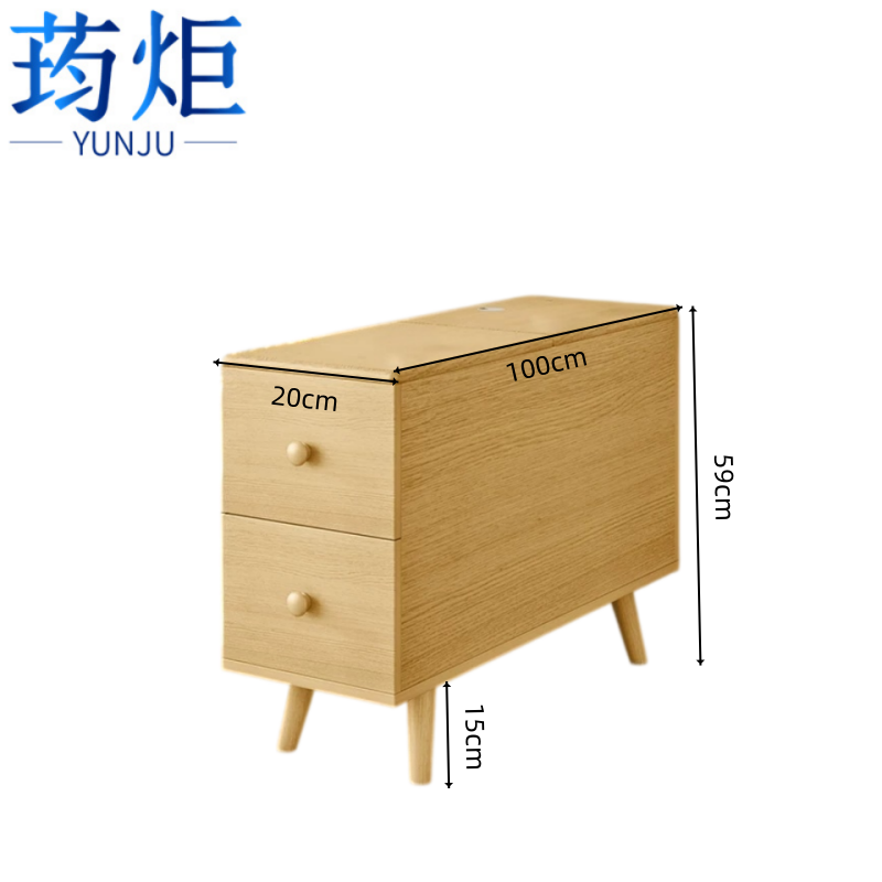 荺炬收纳柜 原木色100cm个