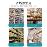 尔迈 仓储货架置物架货物仓库钢制中型展架 2*1.2*0.6m 300kg/层 军绿色