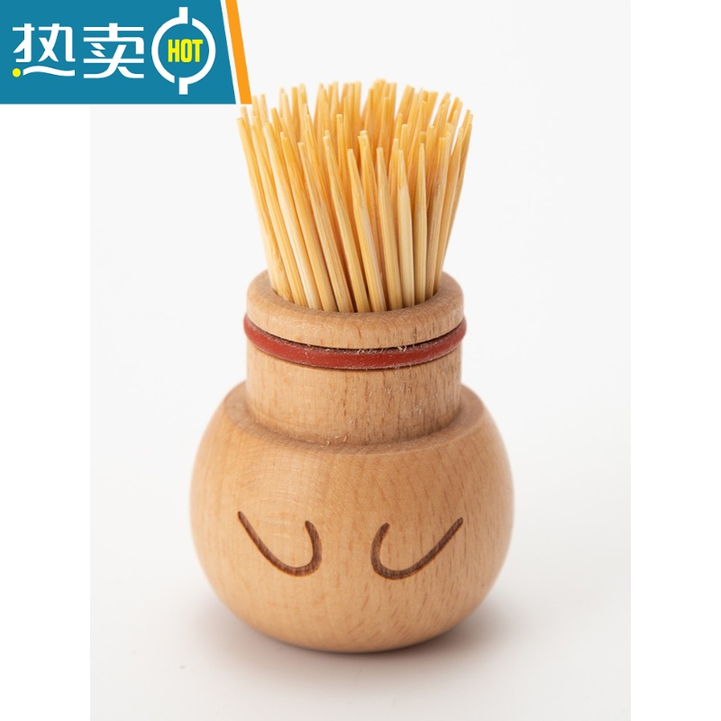 敬平实木牙签盒牙签桶个性创意北欧ins家用牙签罐民宿酒店 摆件 全榉木蘑菇牙签盒高清大图