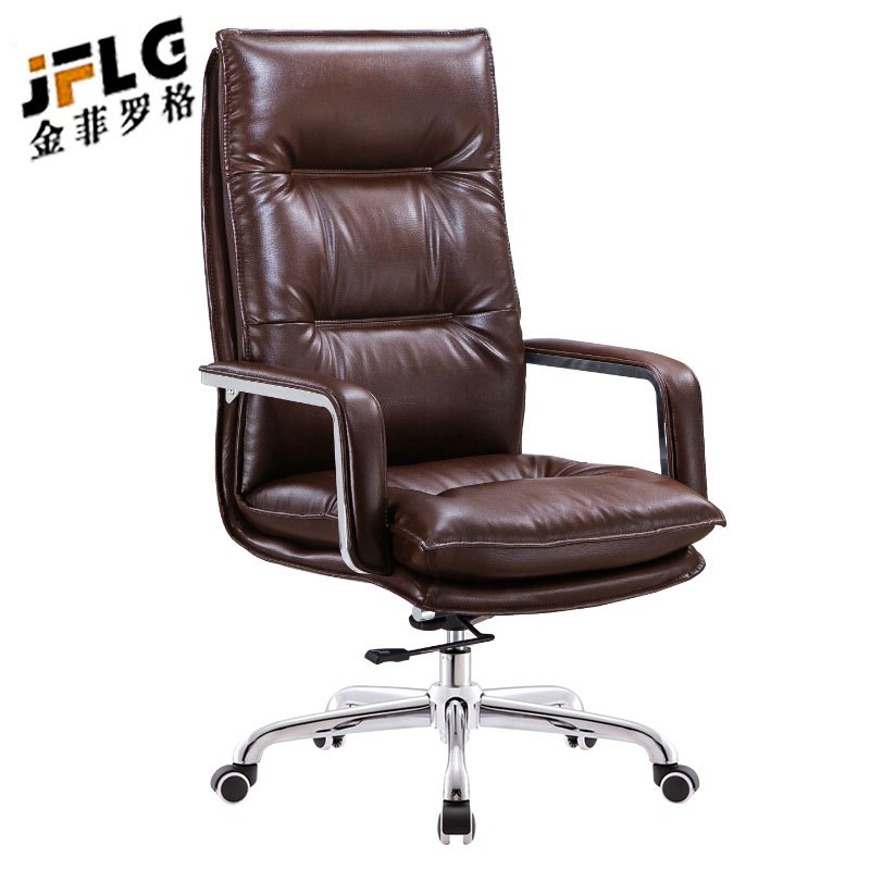 苏宁 金菲罗格 办公家具西皮会议办公经理椅高清大图