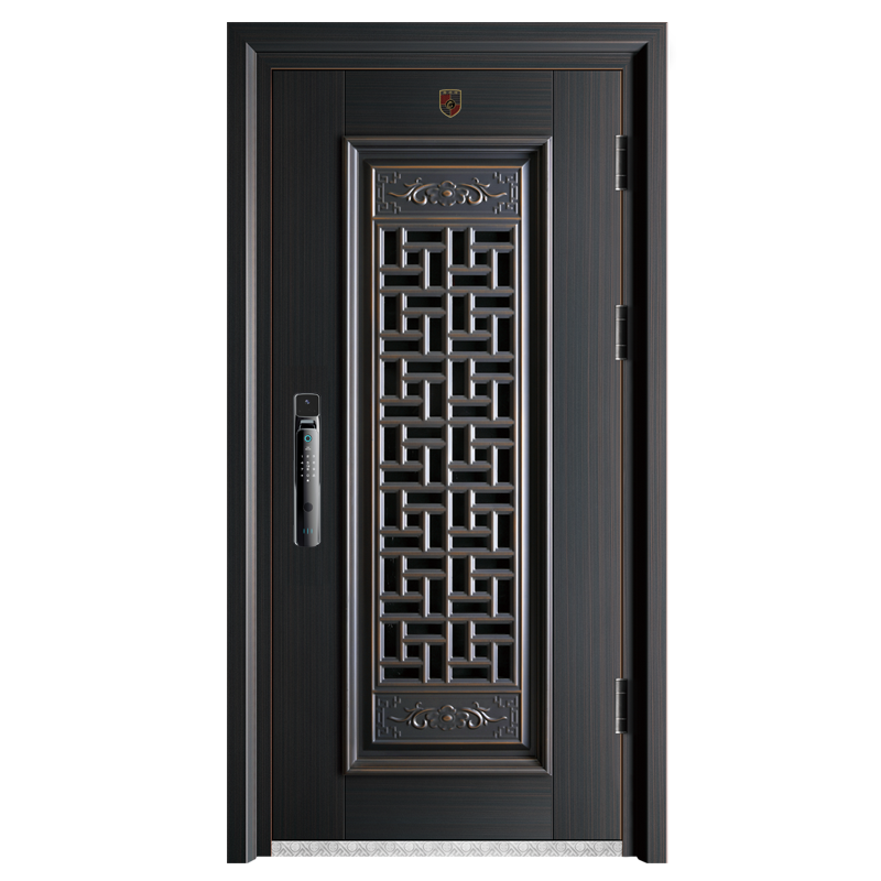 隆琪祥甲级防盗门家用入户门大窗通风门中门子母门安全门指纹锁盛世